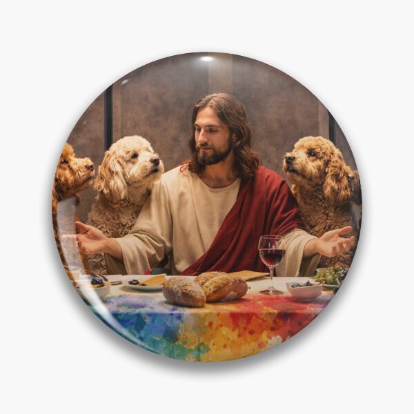 Item preview, The Last Supper Reimagined with Cockapoo Dogs designed and sold by Paul Thompson Photography.