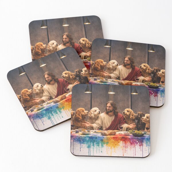 Item preview, The Last Supper Reimagined with Cockapoo Dogs designed and sold by Paul Thompson Photography.
