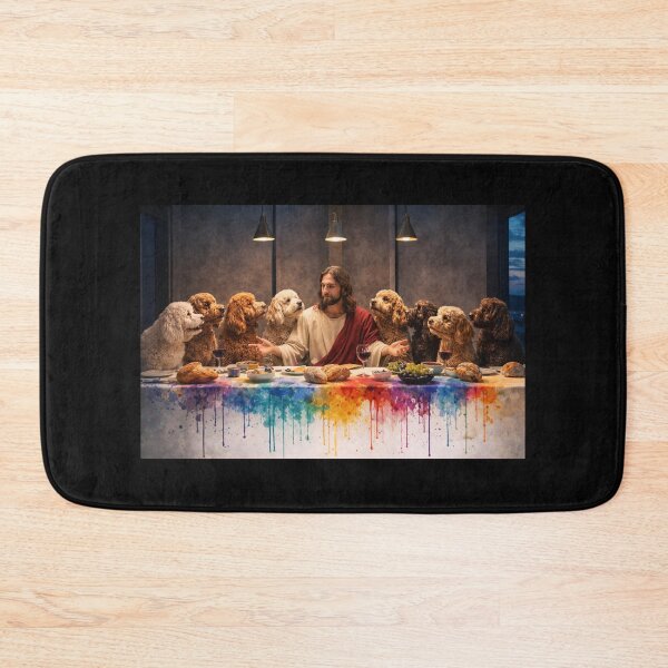 Item preview, The Last Supper Reimagined with Cockapoo Dogs designed and sold by Paul Thompson Photography.
