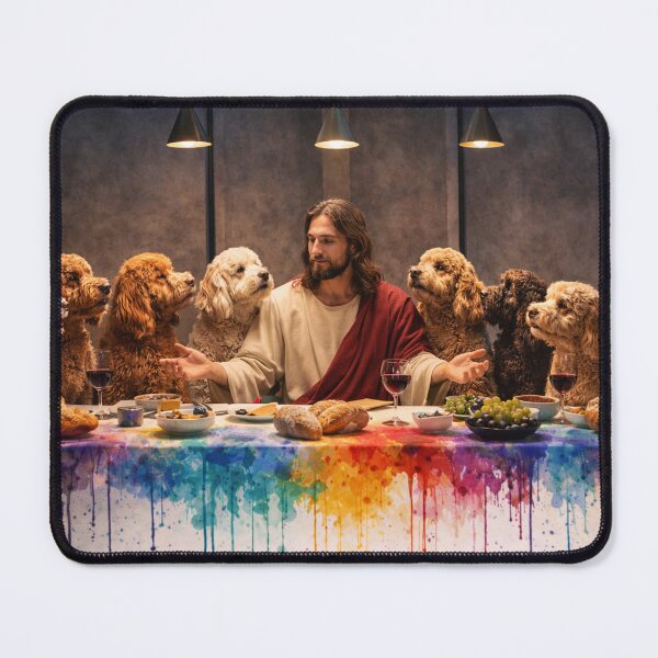 Item preview, The Last Supper Reimagined with Cockapoo Dogs designed and sold by Paul Thompson Photography.