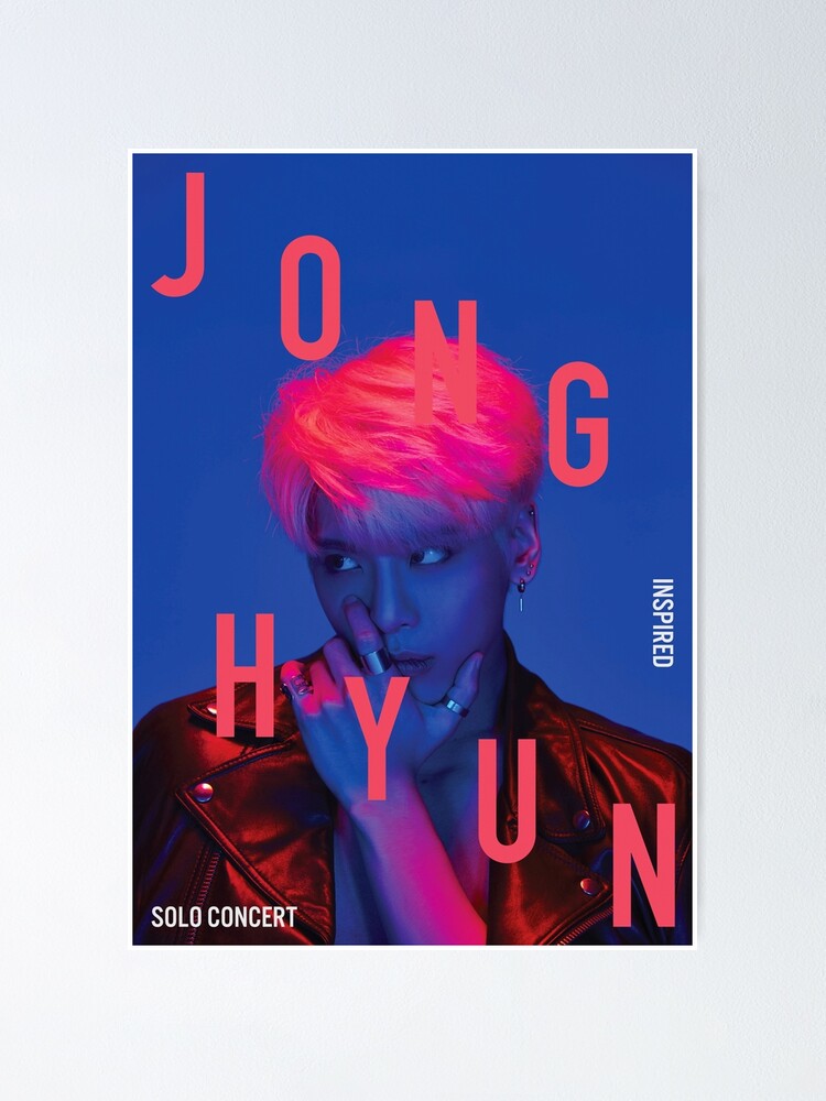 SHINee JONGHYUN INSPIRED CONCERT POSTER