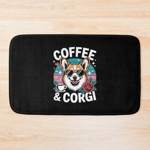 Item preview, Coffee and Corgi for Corgi Dog Pet Lovers 1 designed and sold by MarkLeedsArt.