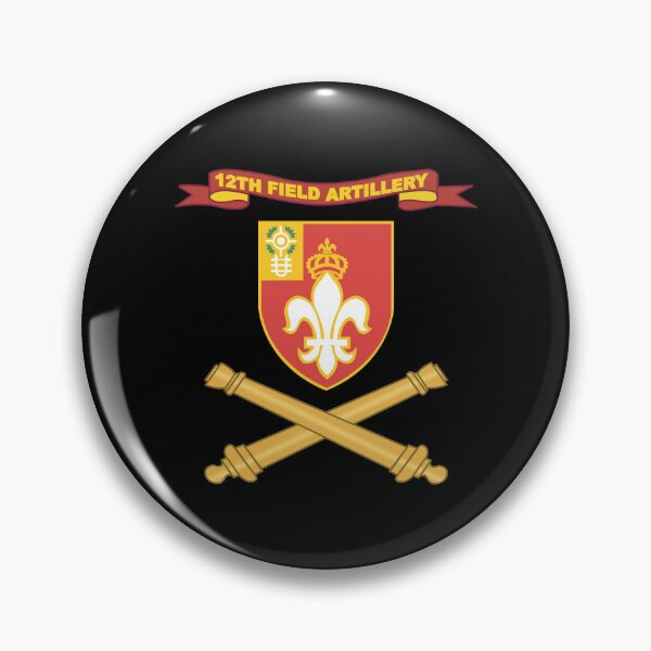 Artikelvorschau, Armee – 12. Feldartillerie mit Ordensband – Br X 300 entworfen und verkauft von Military Insignia Products.