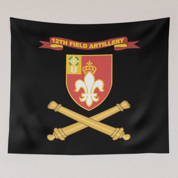 Artikelvorschau, Armee – 12. Feldartillerie mit Ordensband – Br X 300 entworfen und verkauft von Military Insignia Products.