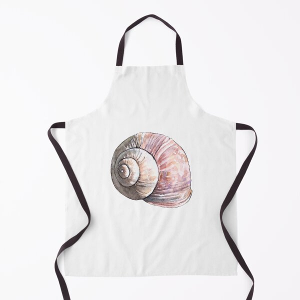Item preview, Pink Land Snail Shell - Watercolor Illustration designed and sold by AquarellChill.