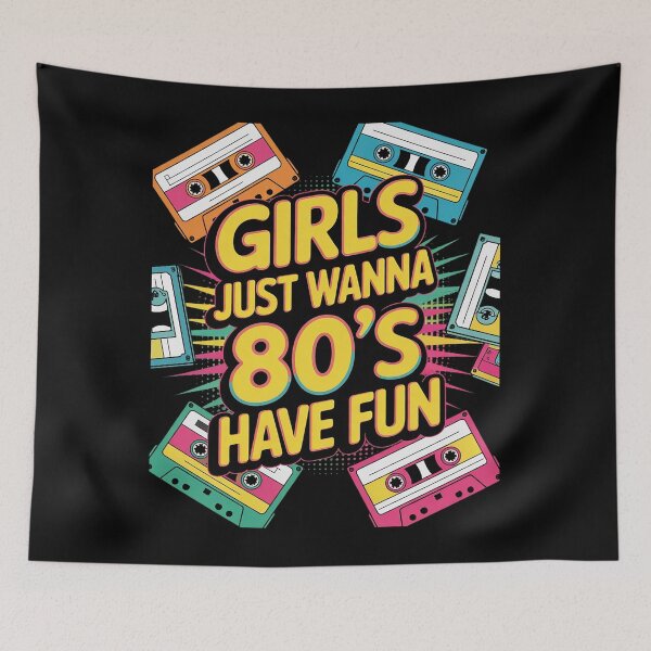 Item preview, 80's Girls Just Wanna Have Fun 1980s Girls designed and sold by angolinnArt.