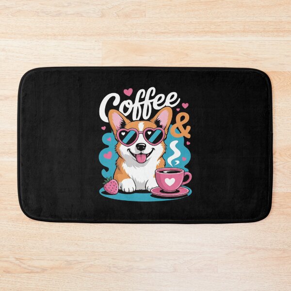 Item preview, Coffee and Corgi for Corgi Dog Pet Lovers T designed and sold by MarkLeedsArt.