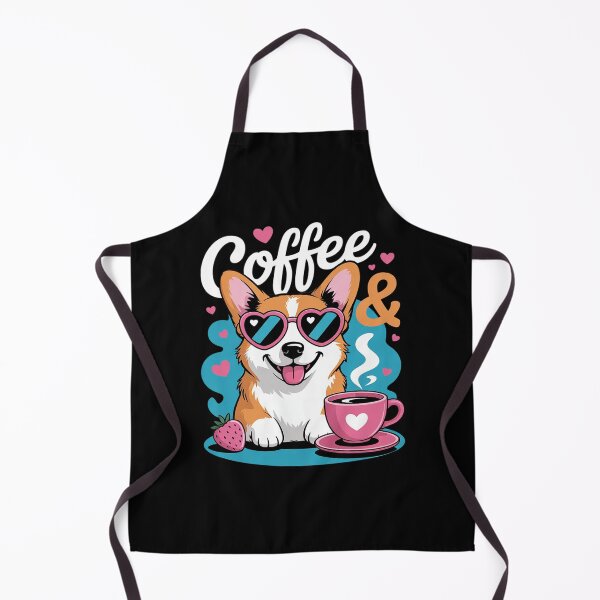 Item preview, Coffee and Corgi for Corgi Dog Pet Lovers T designed and sold by MarkLeedsArt.