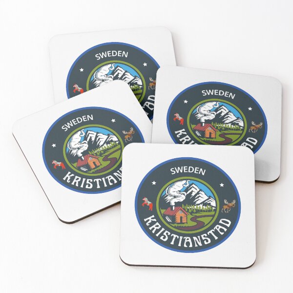 Item preview, Kristianstad Sweden Emblem | Scandinavian Travel Badge Design designed and sold by World Designs.