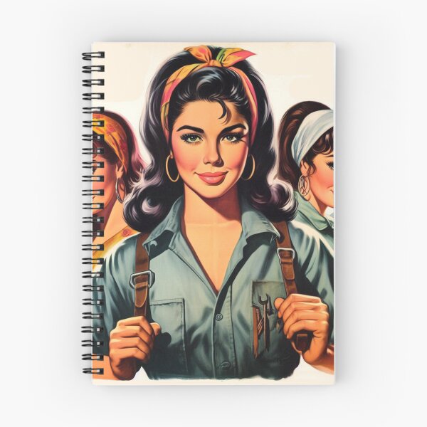 Item preview, Retro Mechanic Girls designed and sold by PulpVintage.