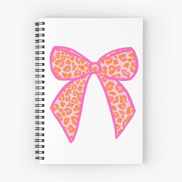 Item preview, Pink and Orange Leopard Print Bow designed and sold by OneThreeSix.