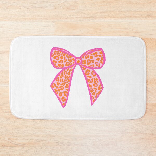Item preview, Pink and Orange Leopard Print Bow designed and sold by OneThreeSix.
