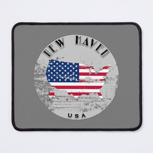 Item preview, New Haven United States of America | Worn Flag Travel Badge designed and sold by World Designs.