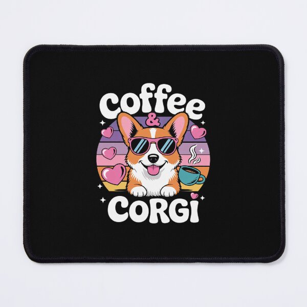 Item preview, Coffee and Corgi for Corgi Dog Pet Lovers designed and sold by MarkLeedsArt.