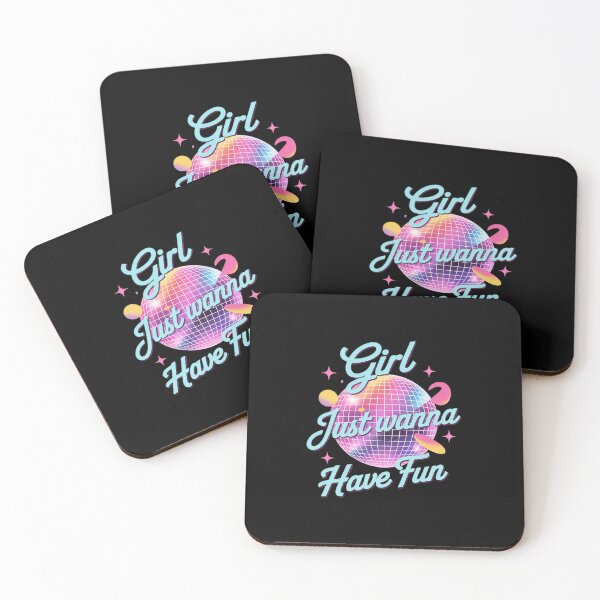 Item preview,  80's Girls Just Wanna Have Fun Nostalgia 1980s  designed and sold by angolinnArt.