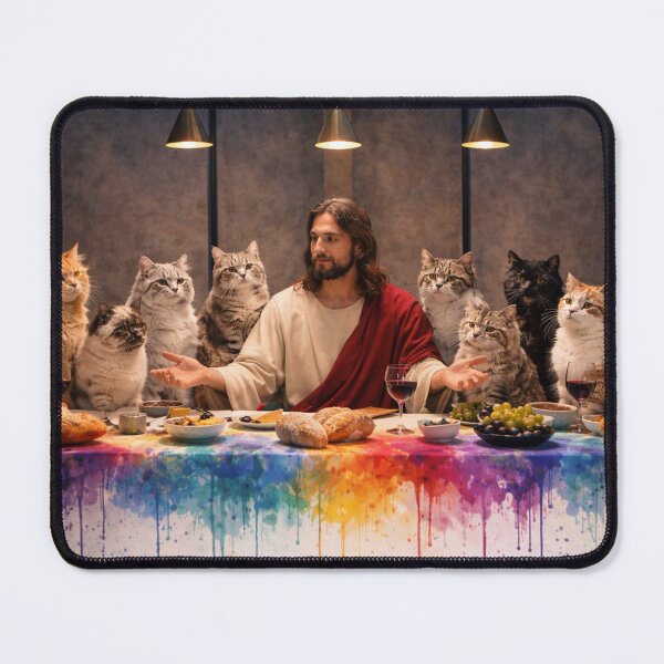 Item preview, The Last Supper Reimagined with Cats designed and sold by Paul Thompson Photography.