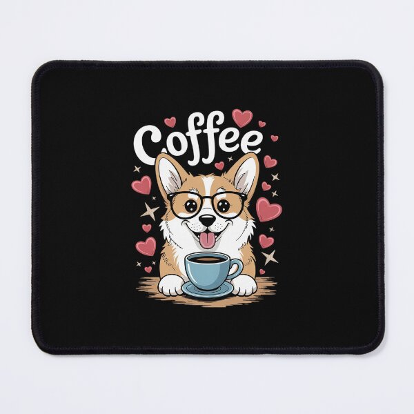 Item preview, Coffee and Corgi for Corgi Dog Pet Lovers0 designed and sold by MarkLeedsArt.