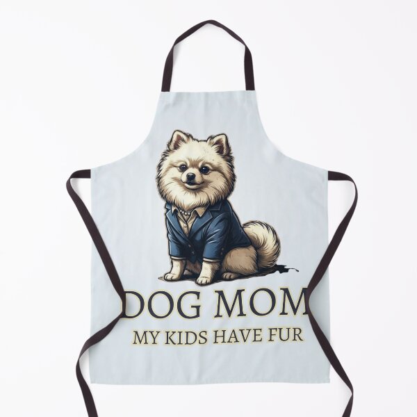 Item preview, Dog Mom My Kids Have Fur - Cute White Pomeranian Tuxedo Tee designed and sold by PriyaMagic.
