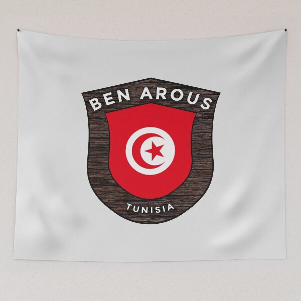 Item preview, Ben Arous Tunisia | Flag Shield Travel Emblem designed and sold by World Designs.