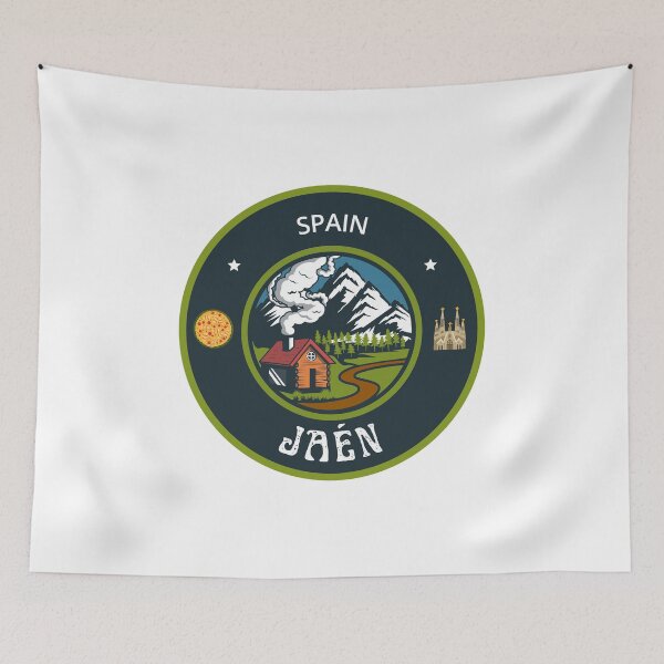 Item preview, Jaén Spain | Green Travel Emblem designed and sold by World Designs.
