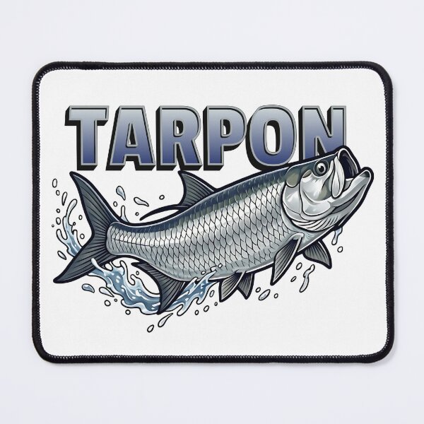 Item preview, The Silver King the Tarpon Jumping designed and sold by WayoftheWater.