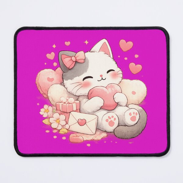 Item preview, Lumi Cute Cat – Valentine Peace designed and sold by Mochi Studio.