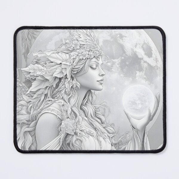 Item preview, Moon Goddess Holding Crystal Ball designed and sold by Shoot-The-Moon.