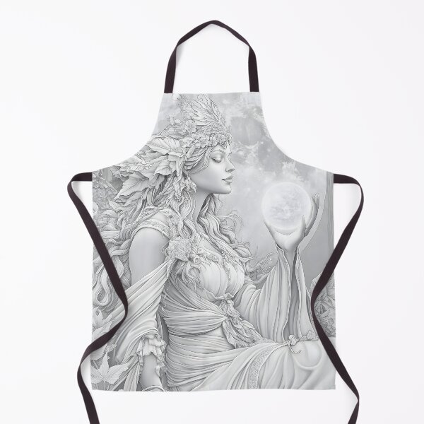 Item preview, Moon Goddess Holding Crystal Ball designed and sold by Shoot-The-Moon.