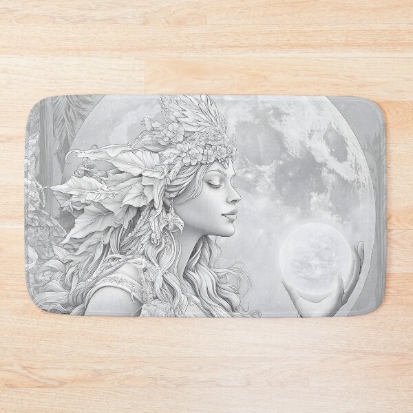 Item preview, Moon Goddess Holding Crystal Ball designed and sold by Shoot-The-Moon.
