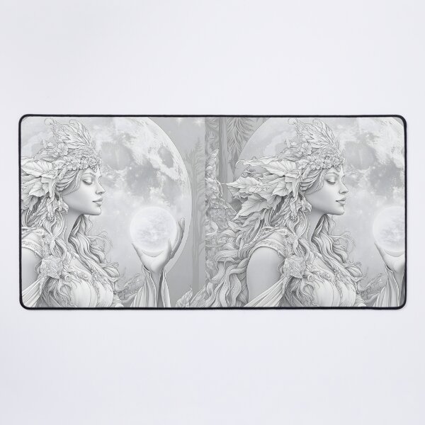 Item preview, Moon Goddess Holding Crystal Ball designed and sold by Shoot-The-Moon.