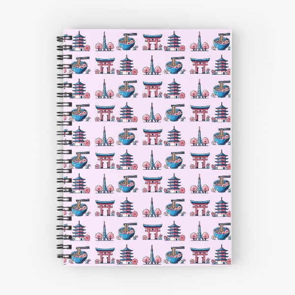 Item preview, Fukuoka Japan Travel Icons - Ramen and Torii designed and sold by GREENZ0NE.