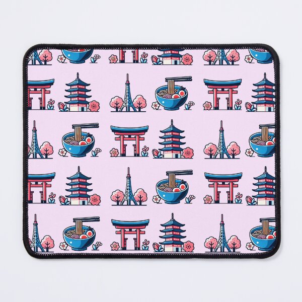 Item preview, Fukuoka Japan Travel Icons - Ramen and Torii designed and sold by GREENZ0NE.