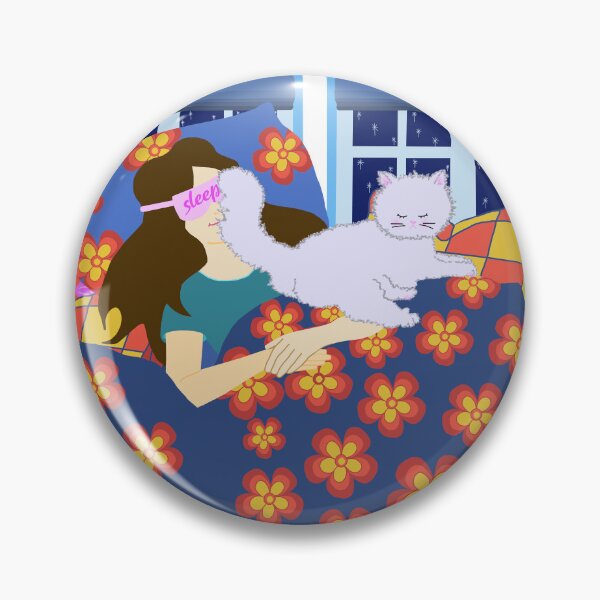 Item preview, Cozy Cat Interruption – Whimsical Cat and Woman Morning Illustration designed and sold by MidModMagic.