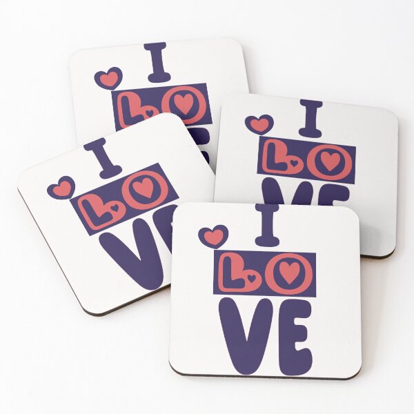 Item preview, I LO VE - love heart designed and sold by Stefrait-7.