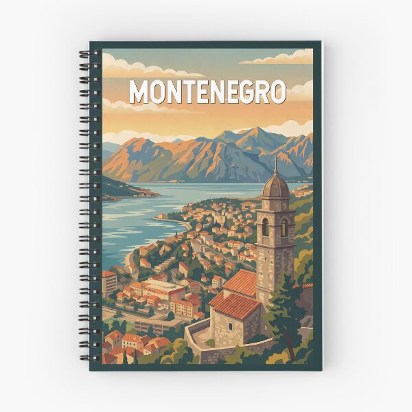 Item preview, Montenegro Illustration Travel Art Vintage designed and sold by KrisSidDesigns.