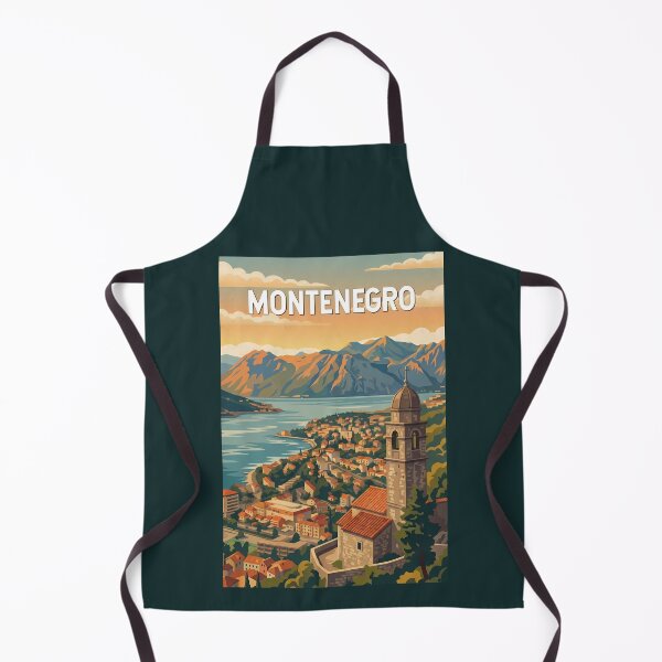Item preview, Montenegro Illustration Travel Art Vintage designed and sold by KrisSidDesigns.