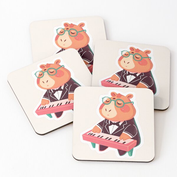Item preview, Musician Capybara Playing Piano designed and sold by aestanip.