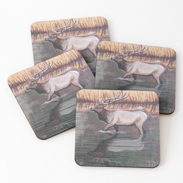 Item preview, Bull Elk Reflection  designed and sold by Matt Starr Fine Art .