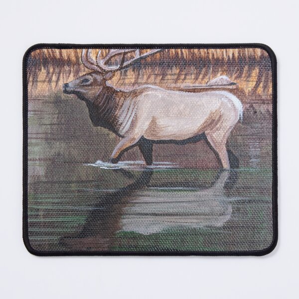 Item preview, Bull Elk Reflection designed and sold by Matt Starr Fine Art .