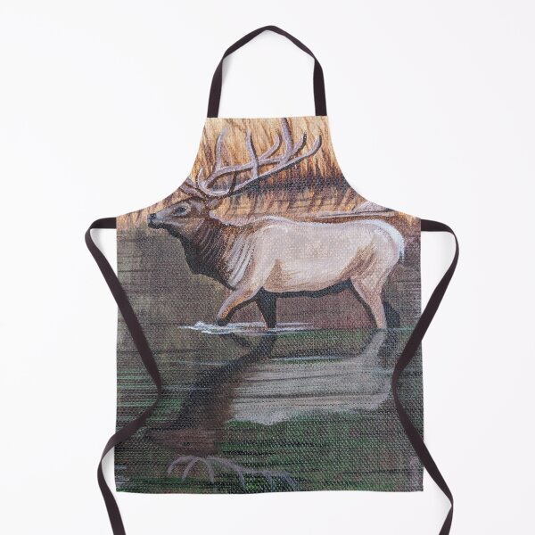 Item preview, Bull Elk Reflection designed and sold by Matt Starr Fine Art .