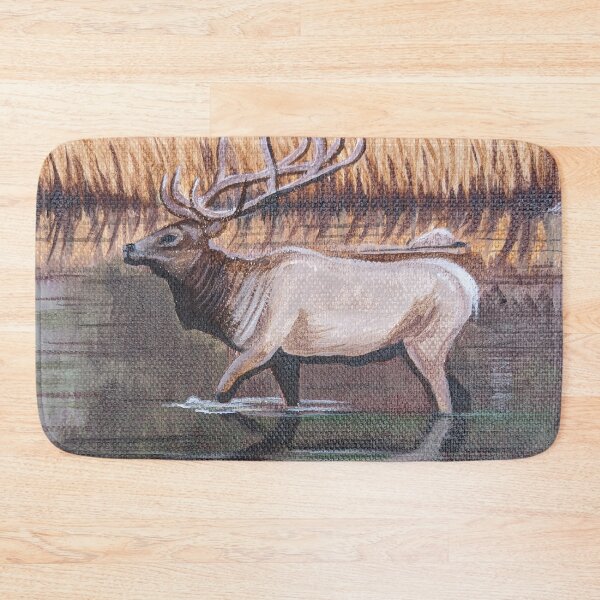 Item preview, Bull Elk Reflection  designed and sold by Matt Starr Fine Art .