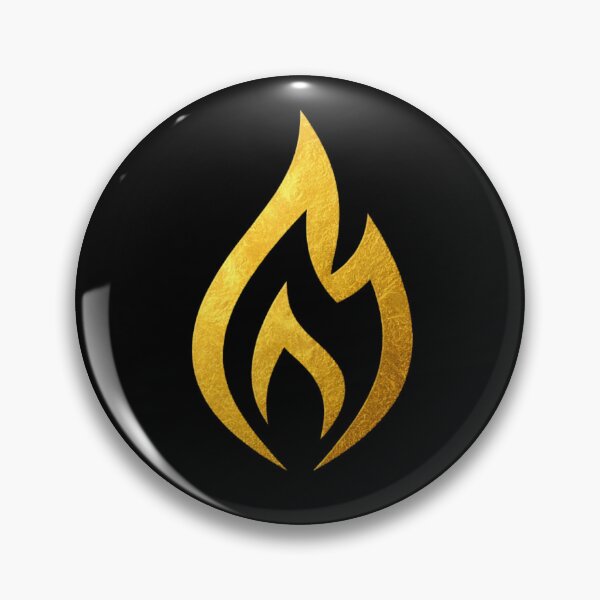 Item preview, Golden Svarozhich Slavic Fire Symbol designed and sold by Papier Atelier Art.