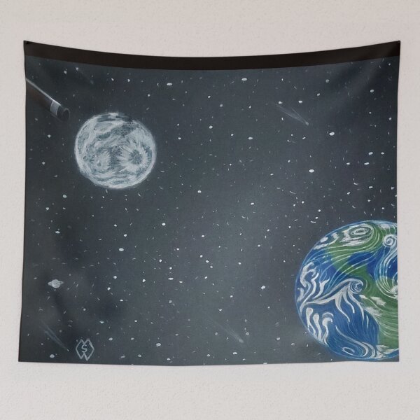 Item preview, Earth in the corner pocket  designed and sold by Matt Starr Fine Art .