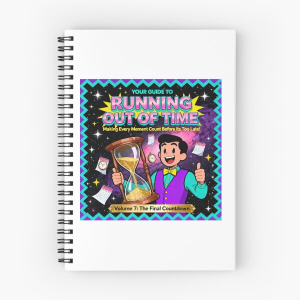 Item preview, Running Out of Time - 90s VHS Parody Art designed and sold by PictorialWhimsy.