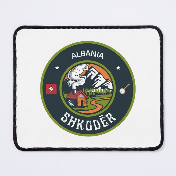 Item preview, Shkodër Albania | Green Travel Emblem designed and sold by World Designs.