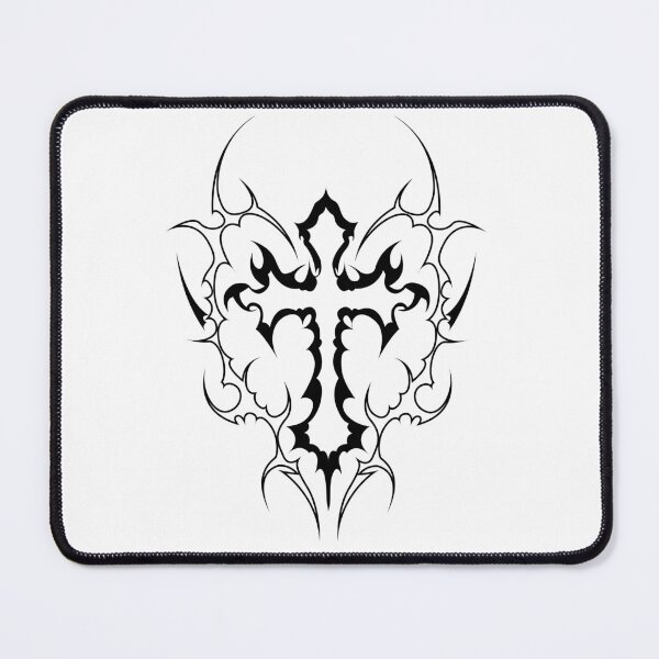 Item preview, Cross in heart Cybertribal designed and sold by Tribalgothss.