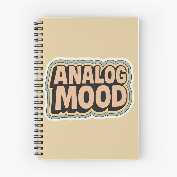 Item preview, Analog Mood – Retro Electronic Sound Typography Design designed and sold by |TRSSHOP|.