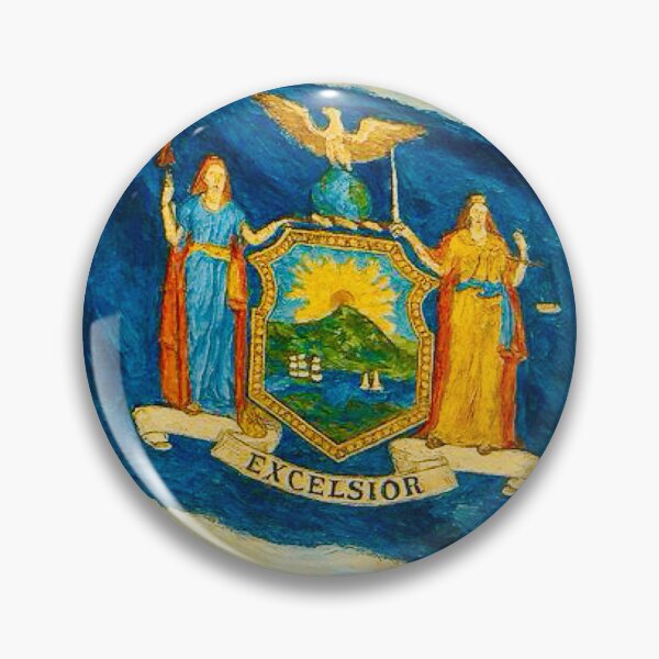 Item preview, New York State Flag designed and sold by TinCatOutPost.