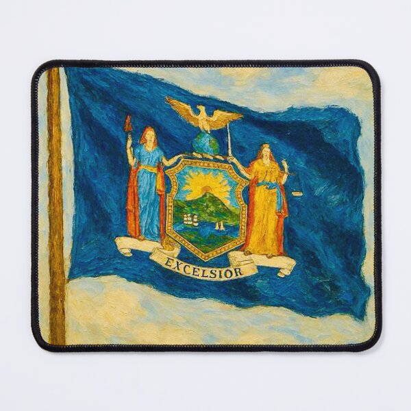 Item preview, New York State Flag designed and sold by TinCatOutPost.