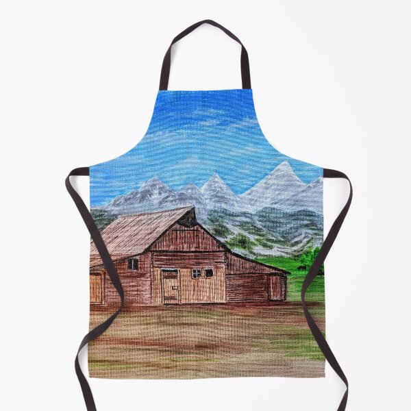 Item preview, Barn at the Grand Teton Mountain Range designed and sold by Matt Starr Fine Art .